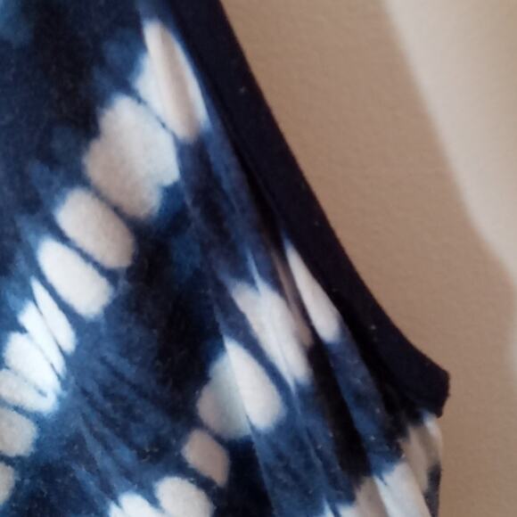 Style & Co. Women's Blue tie dye Medium Sleeveless Maxi dress. Beachy, Atleisure - Picture 3 of 6
